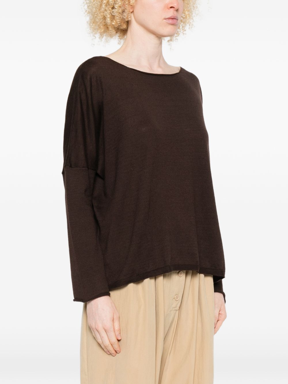 Beyou Beyou Cashmere and cotton blend sweater