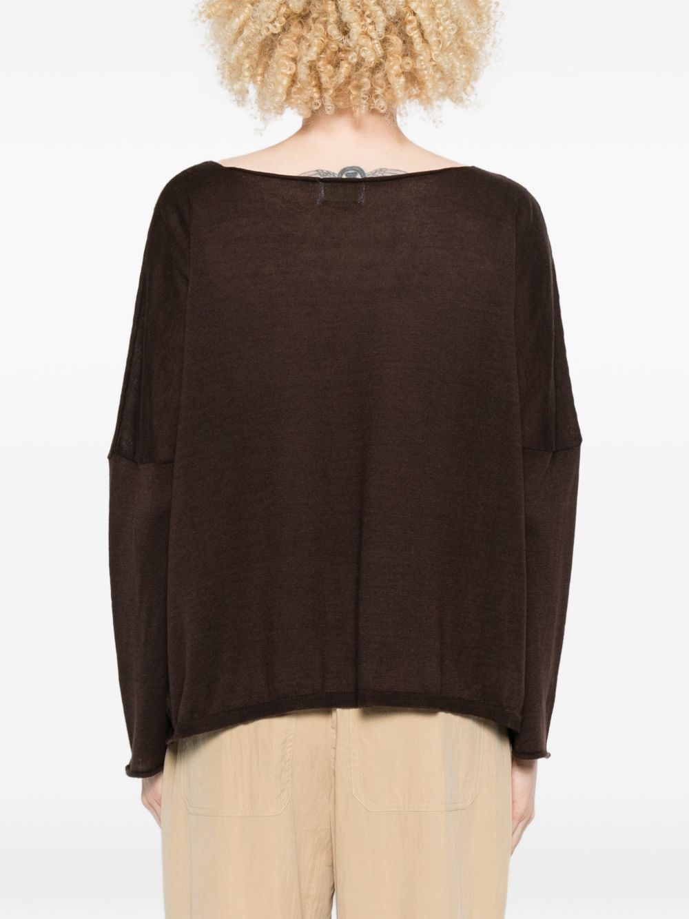 Beyou Beyou Cashmere and cotton blend sweater