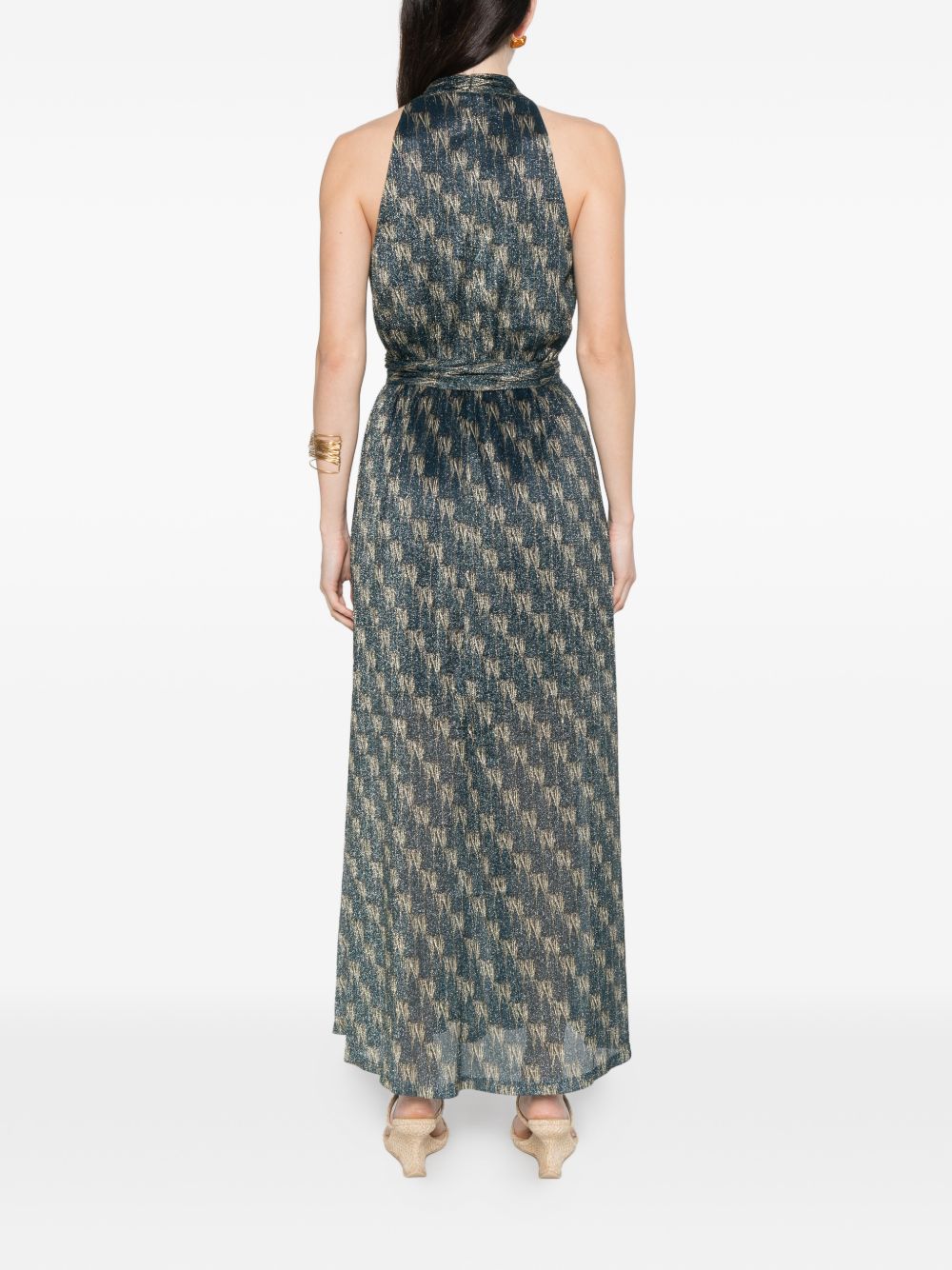 Siyu Siyu V-neck Ars long dress