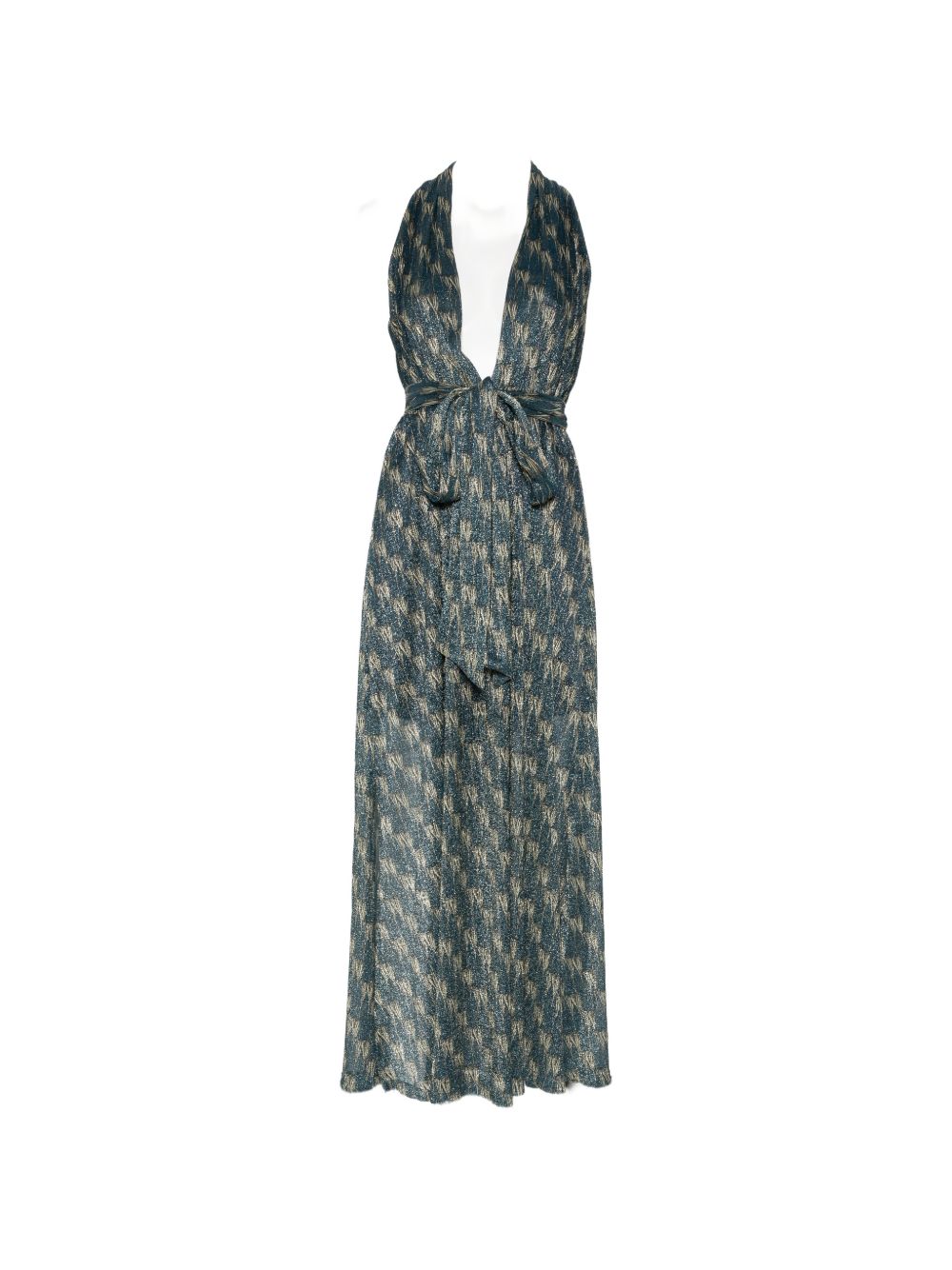 Siyu Siyu V-neck Ars long dress