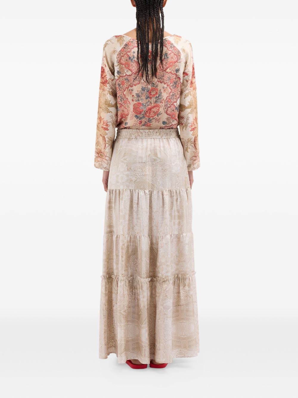 Pierre Louis Mascia Pierre Louis Mascia Silk long skirt