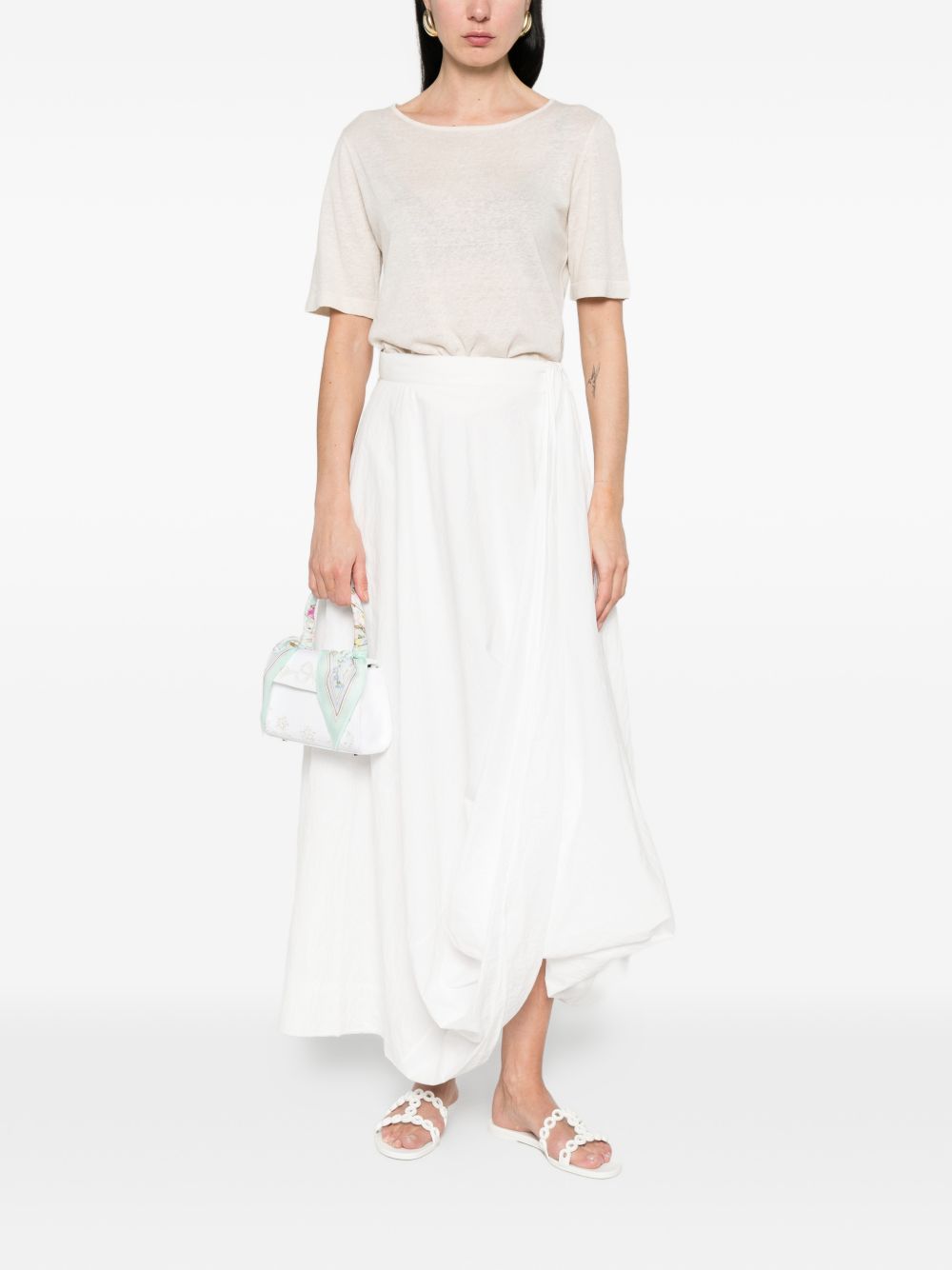 Base Base Linen and cotton blend sweater