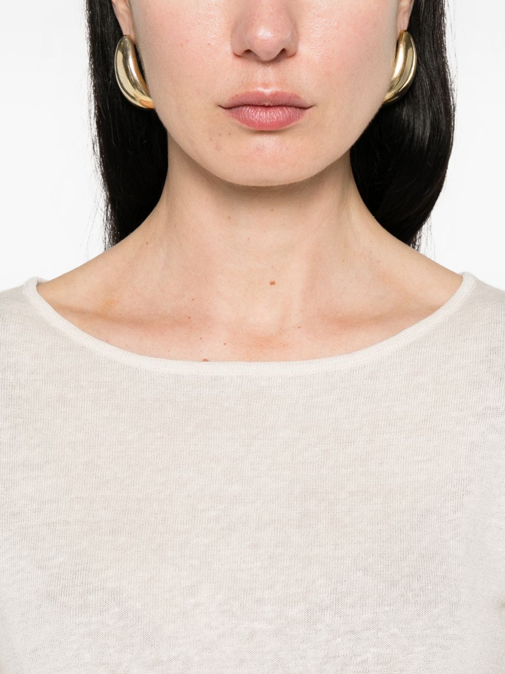 Base Base Linen and cotton blend sweater