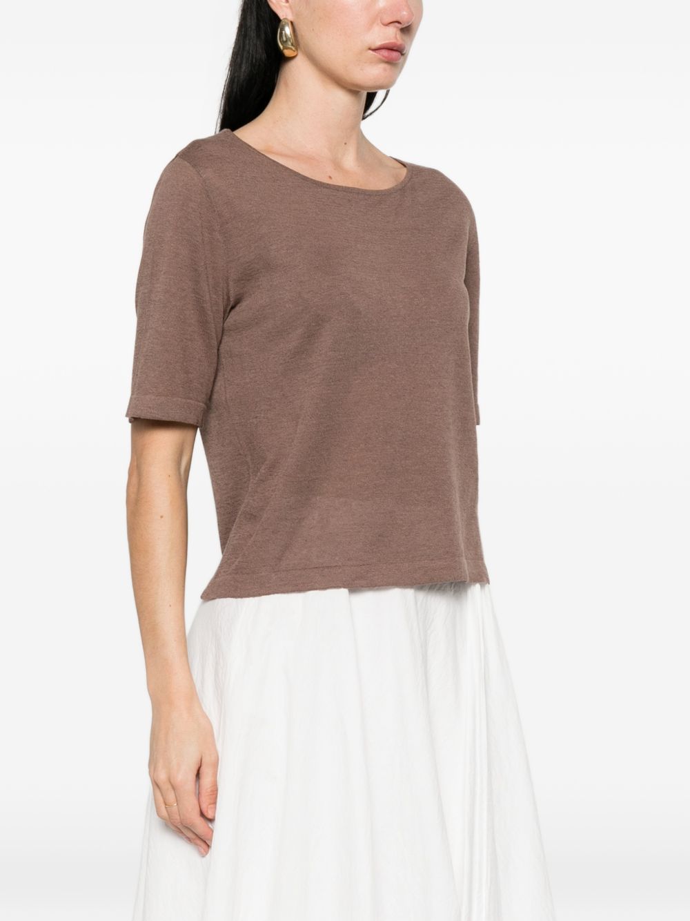 Base Base Linen and cotton blend sweater