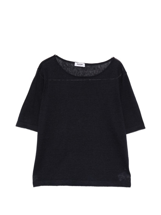 Base Base Linen and cotton blend sweater