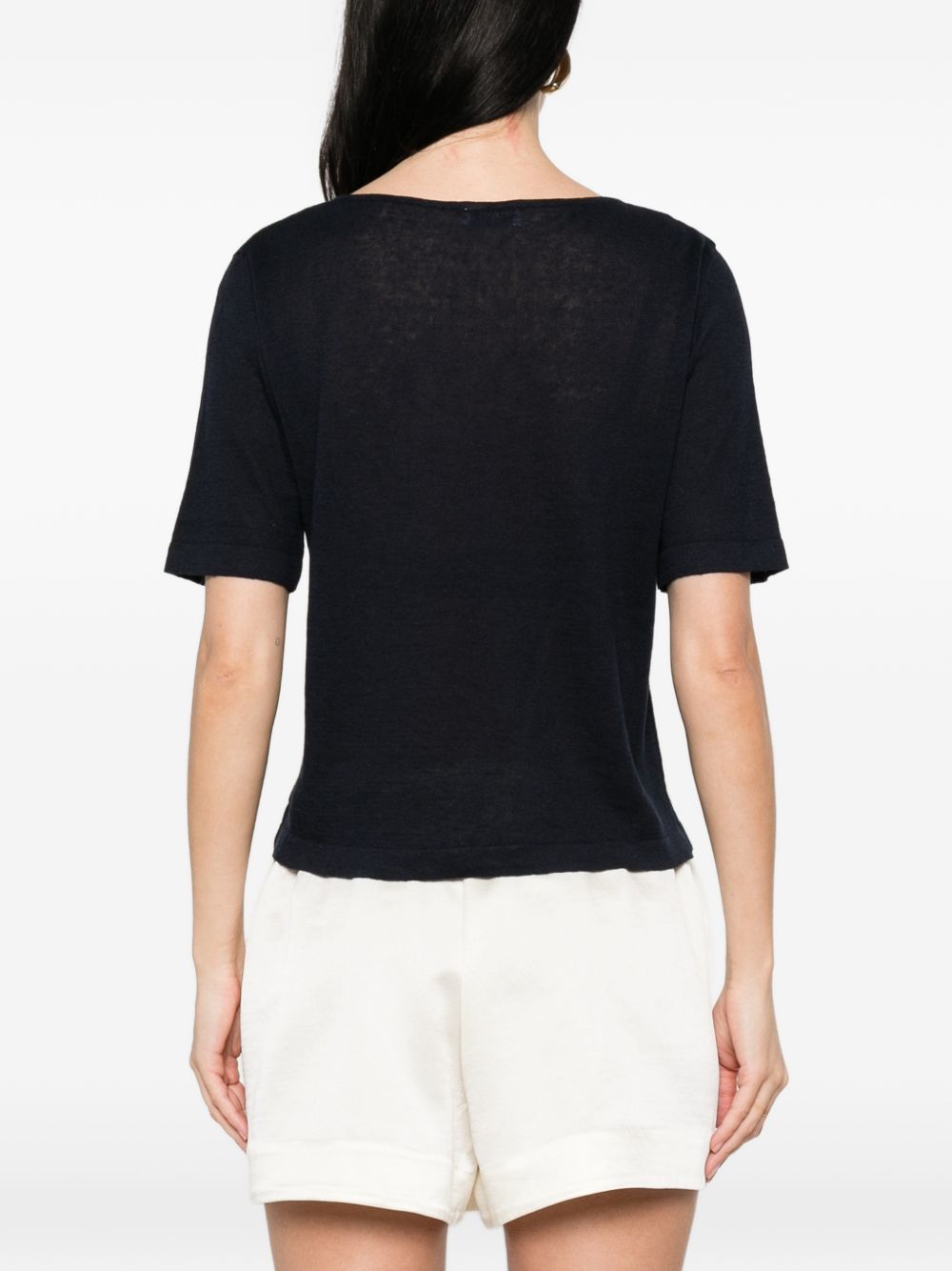 Base Base Linen and cotton blend sweater