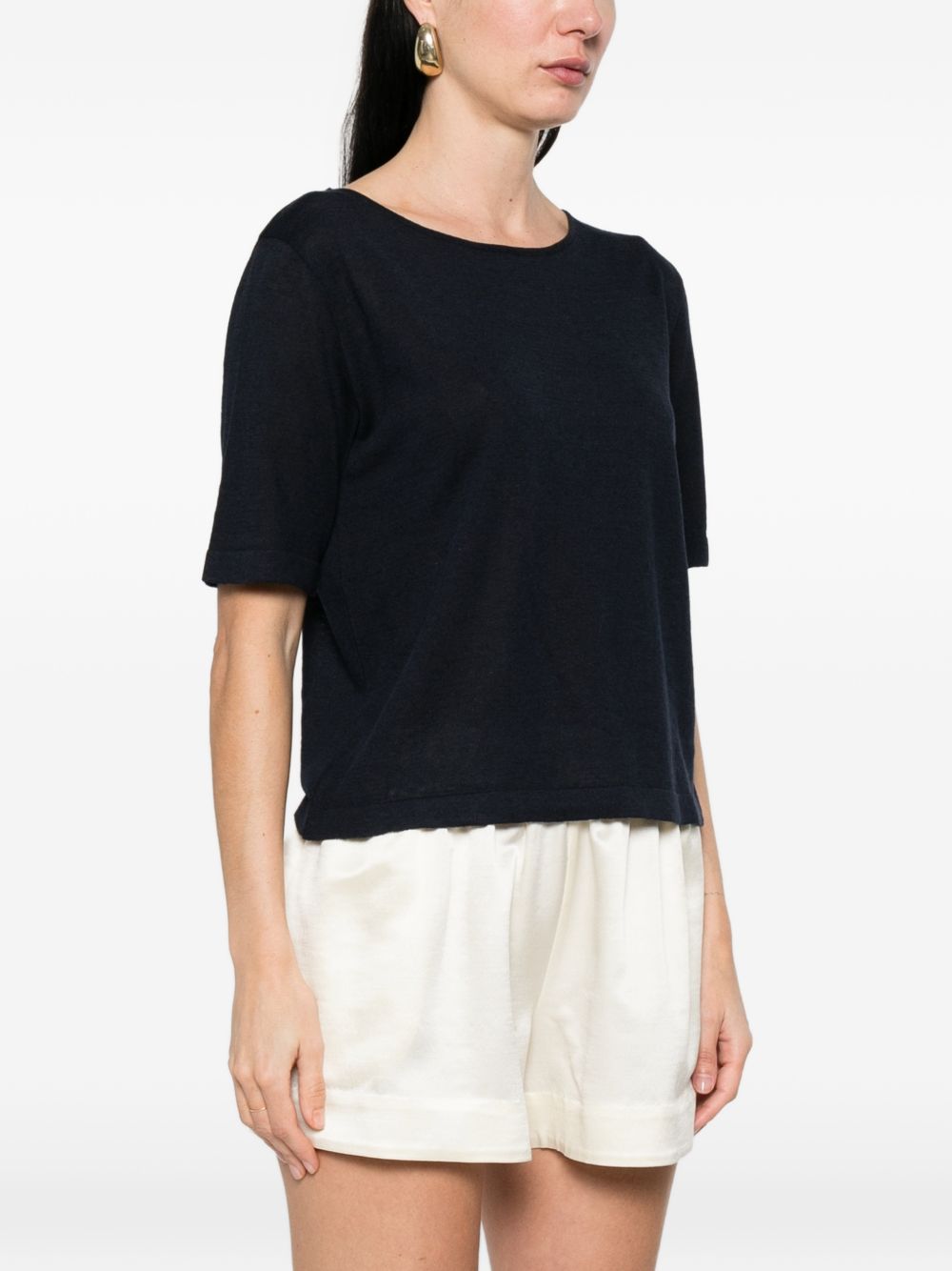 Base Base Linen and cotton blend sweater