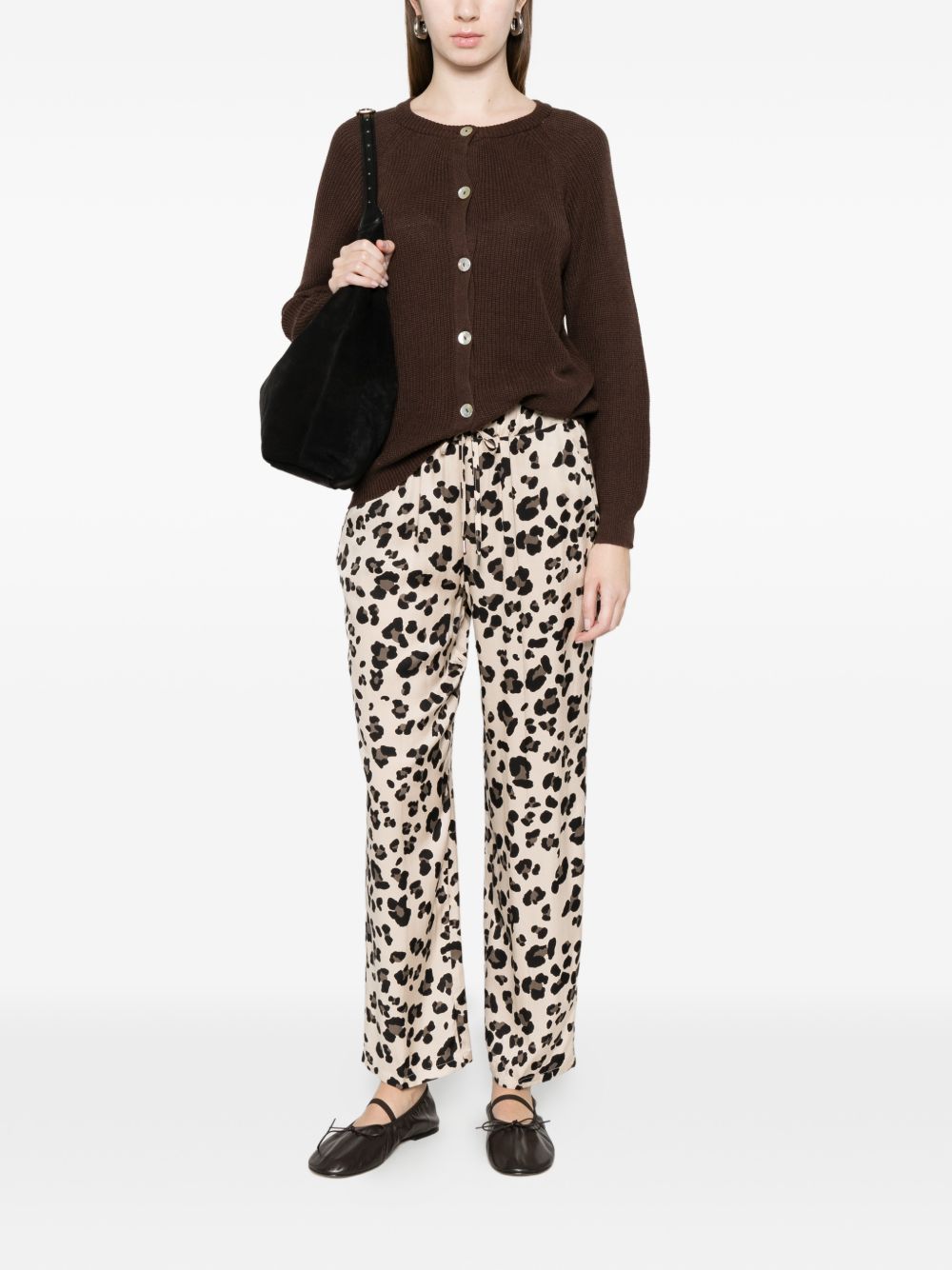 Beyou Beyou Cotton and cashmere cardigan