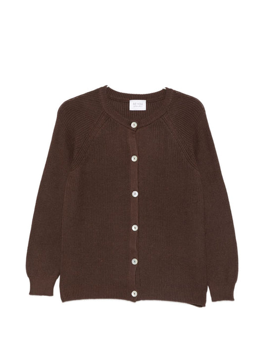 Beyou Beyou Cotton and cashmere cardigan