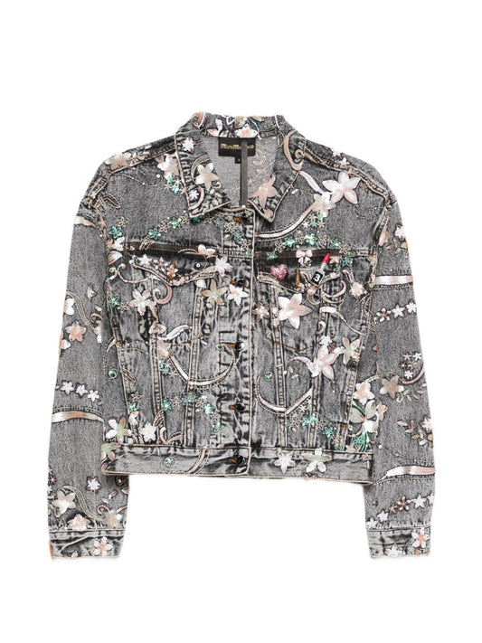 MINIME PARIS Minime Paris Printed denim jacket