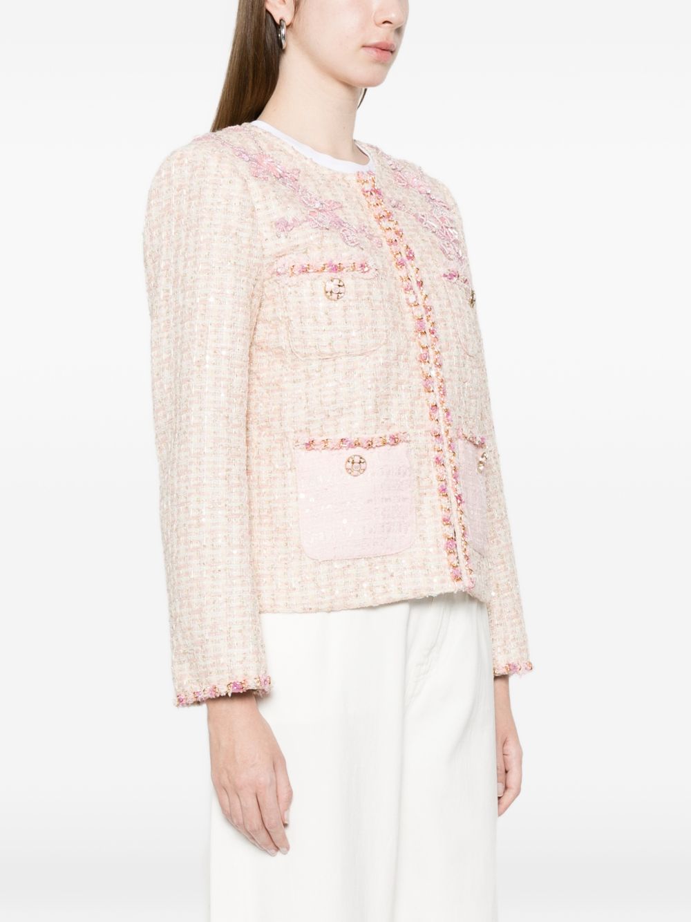 MINIME PARIS Minime Paris Cotton blend crewneck jacket