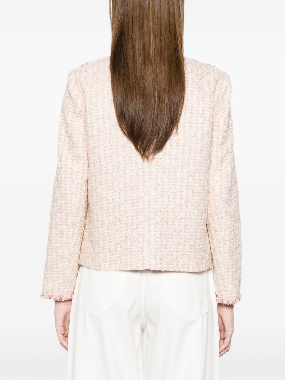 MINIME PARIS Minime Paris Cotton blend crewneck jacket