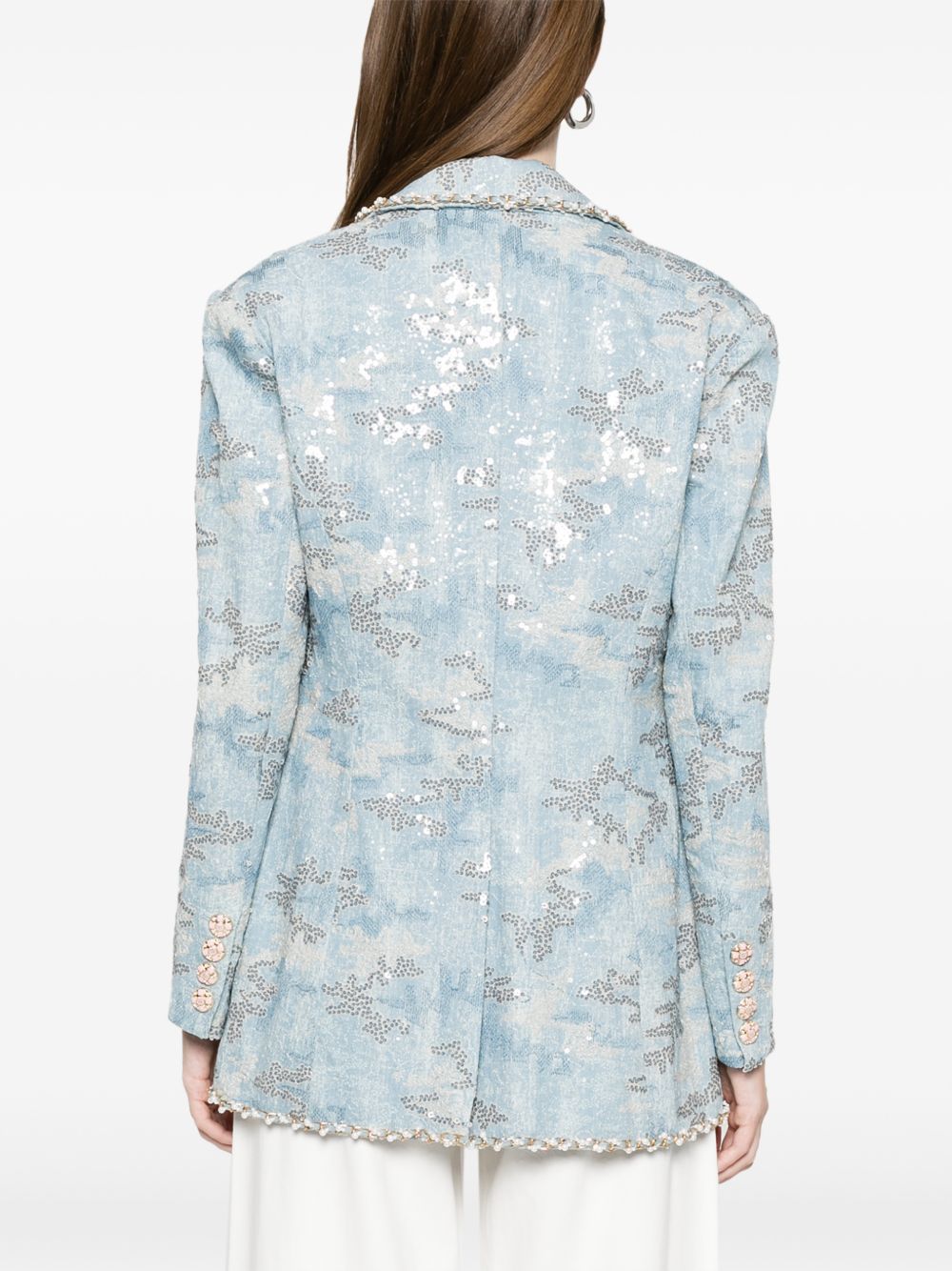 MINIME PARIS Minime Paris Printed single-breasted jacket