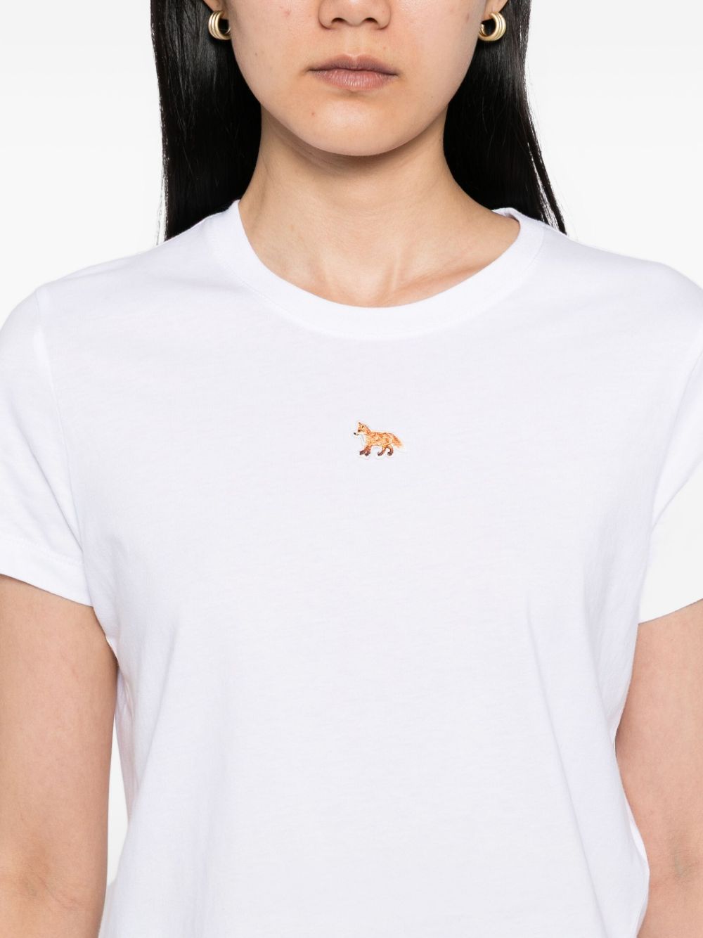 Maison Kitsuné Maison Kitsuné Maison KitsunÃ© Baby Fox cotton t-shirt
