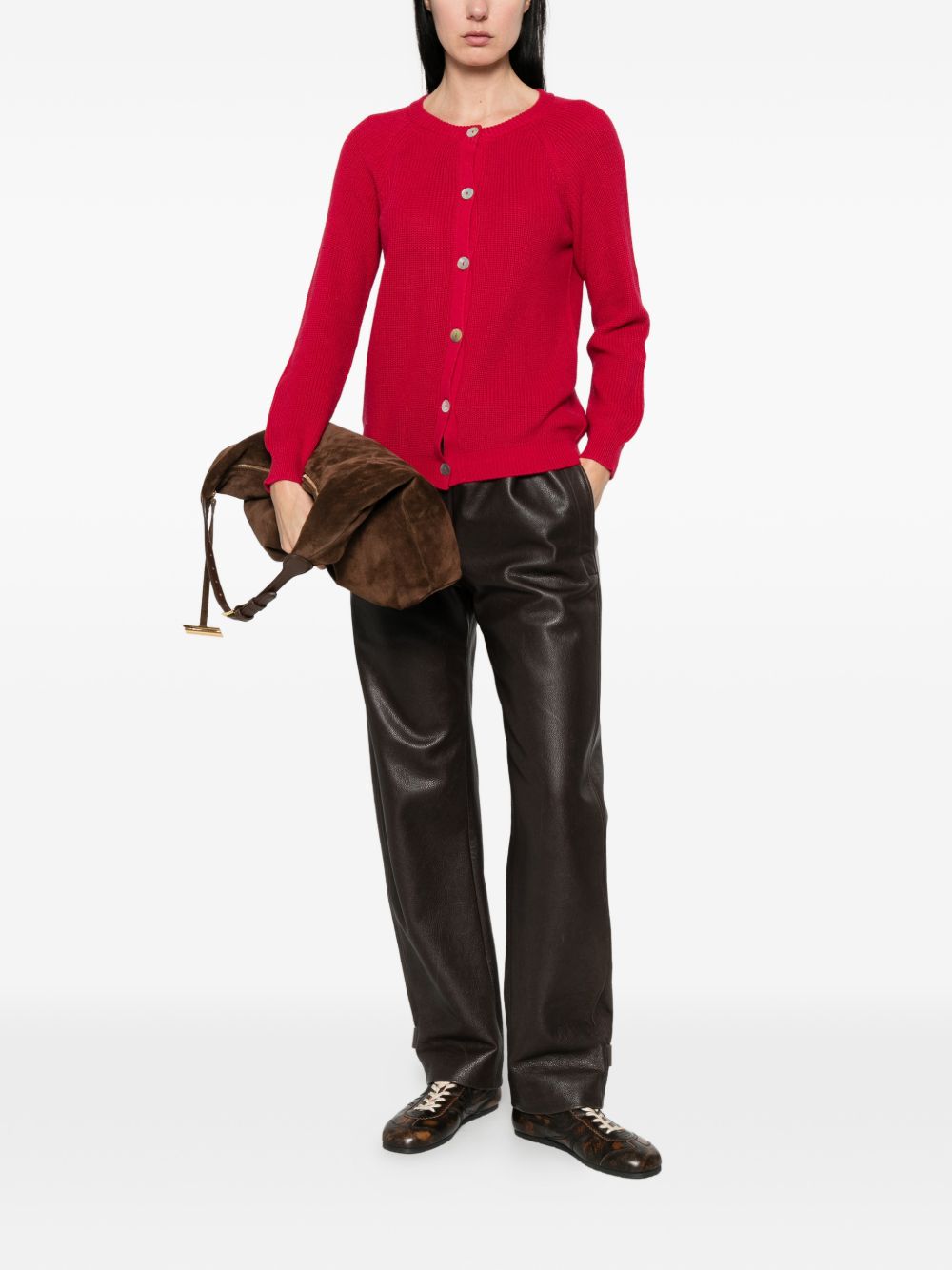 Beyou Beyou Cotton and cashmere cardigan