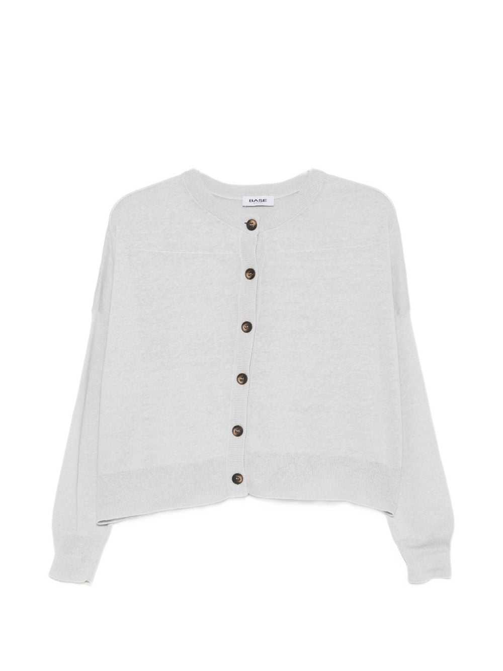 Base Base Linen and cotton blend cardigan
