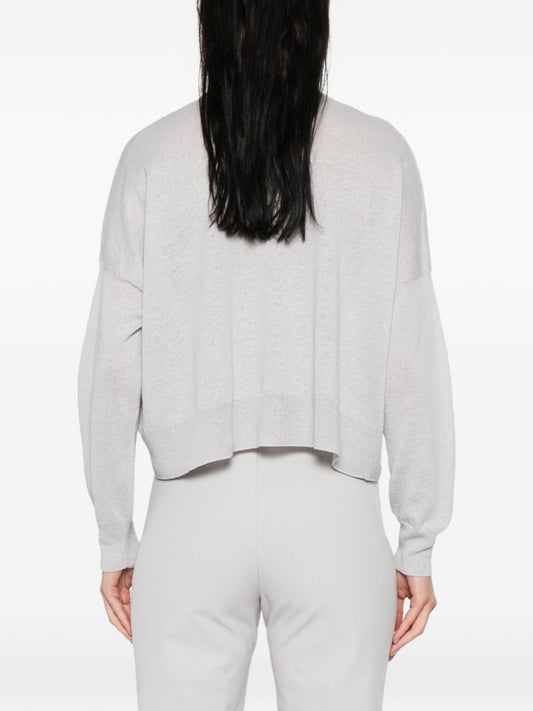 Base Linen and cotton blend cardigan
