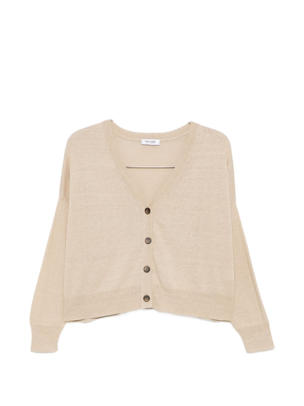 Base Base Linen and cotton blend cardigan