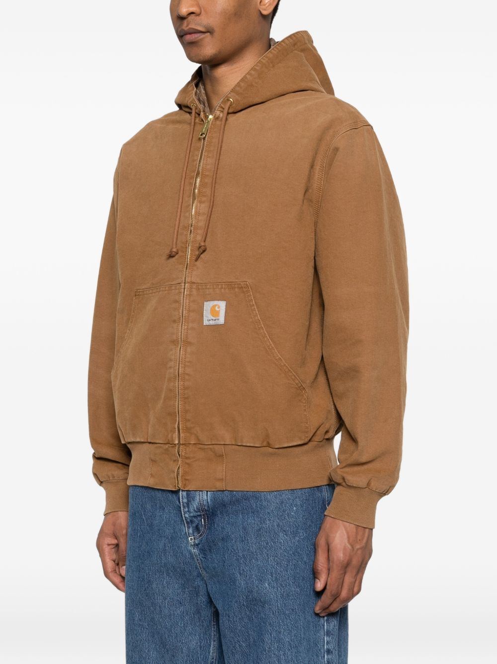 Carhartt Wip Main Carhartt Wip Main Carhartt WIP Silk & Nylon Cotton hooded jacket