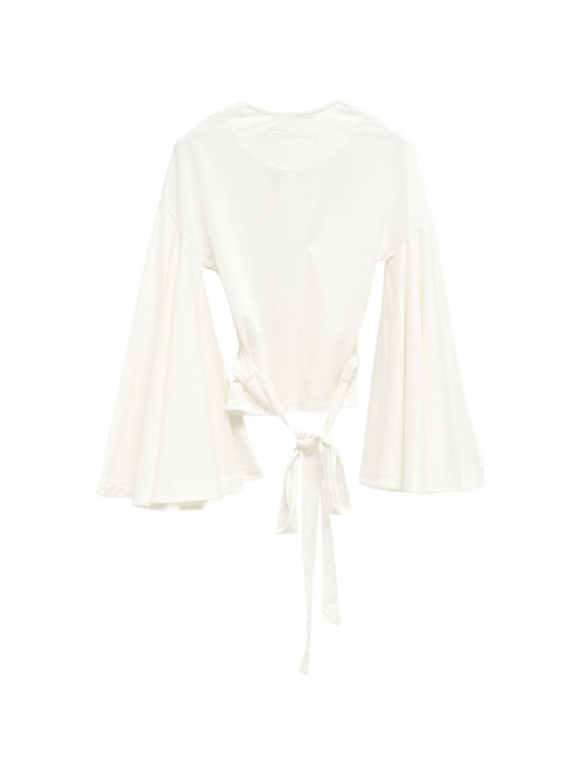 Jacquemus V-neck long sleeves La Cache Coeur Ventadou top