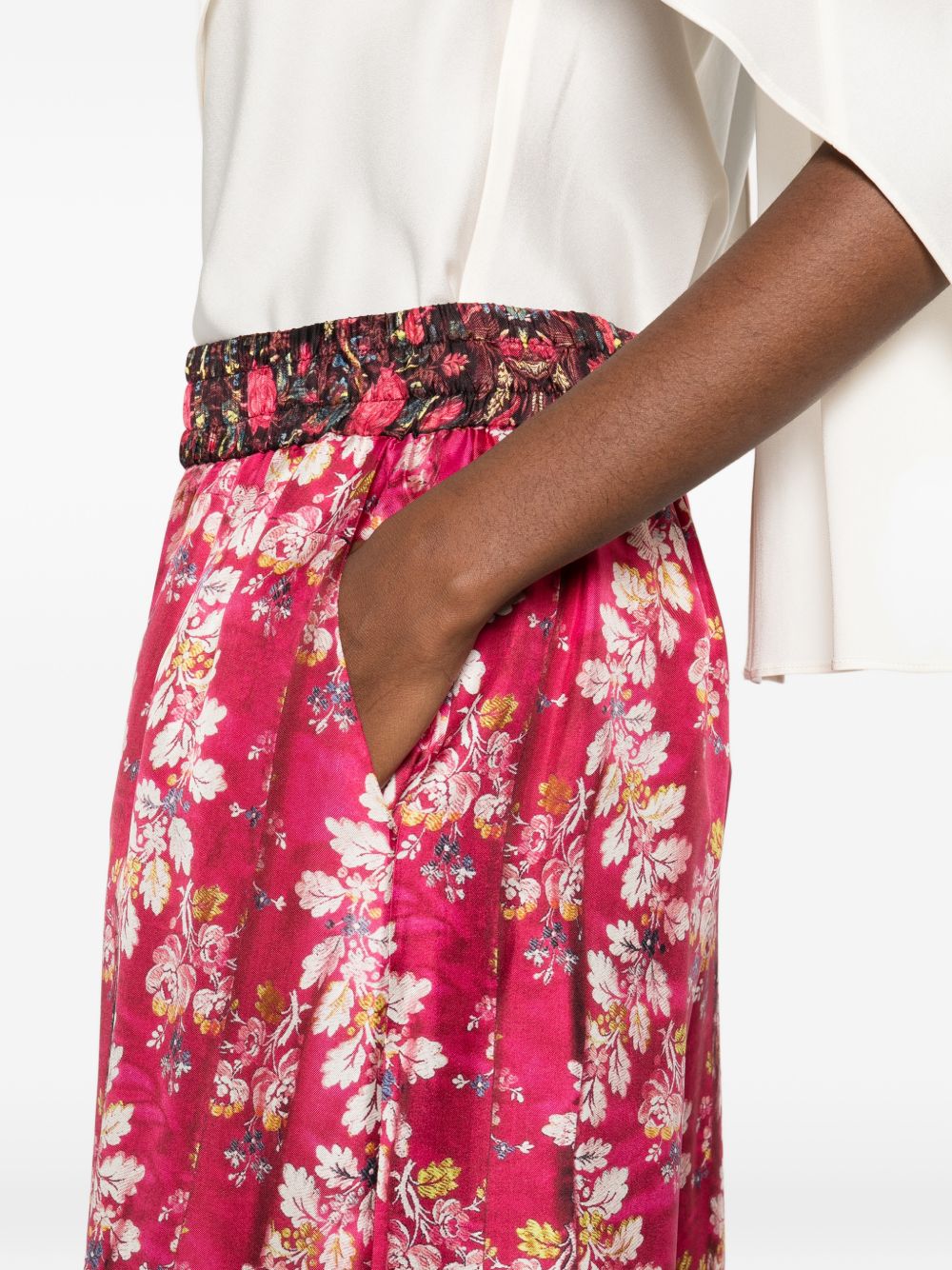 Pierre Louis Mascia Pierre Louis Mascia Printed silk trousers