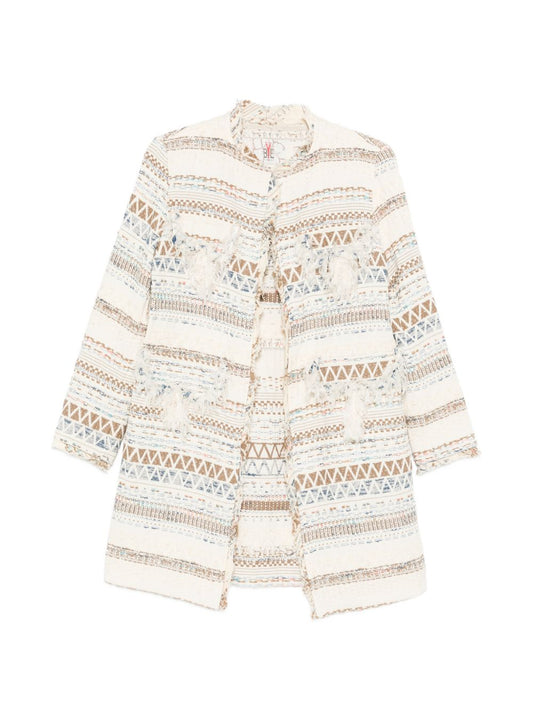 BYE Bye Cotton blend caban coat