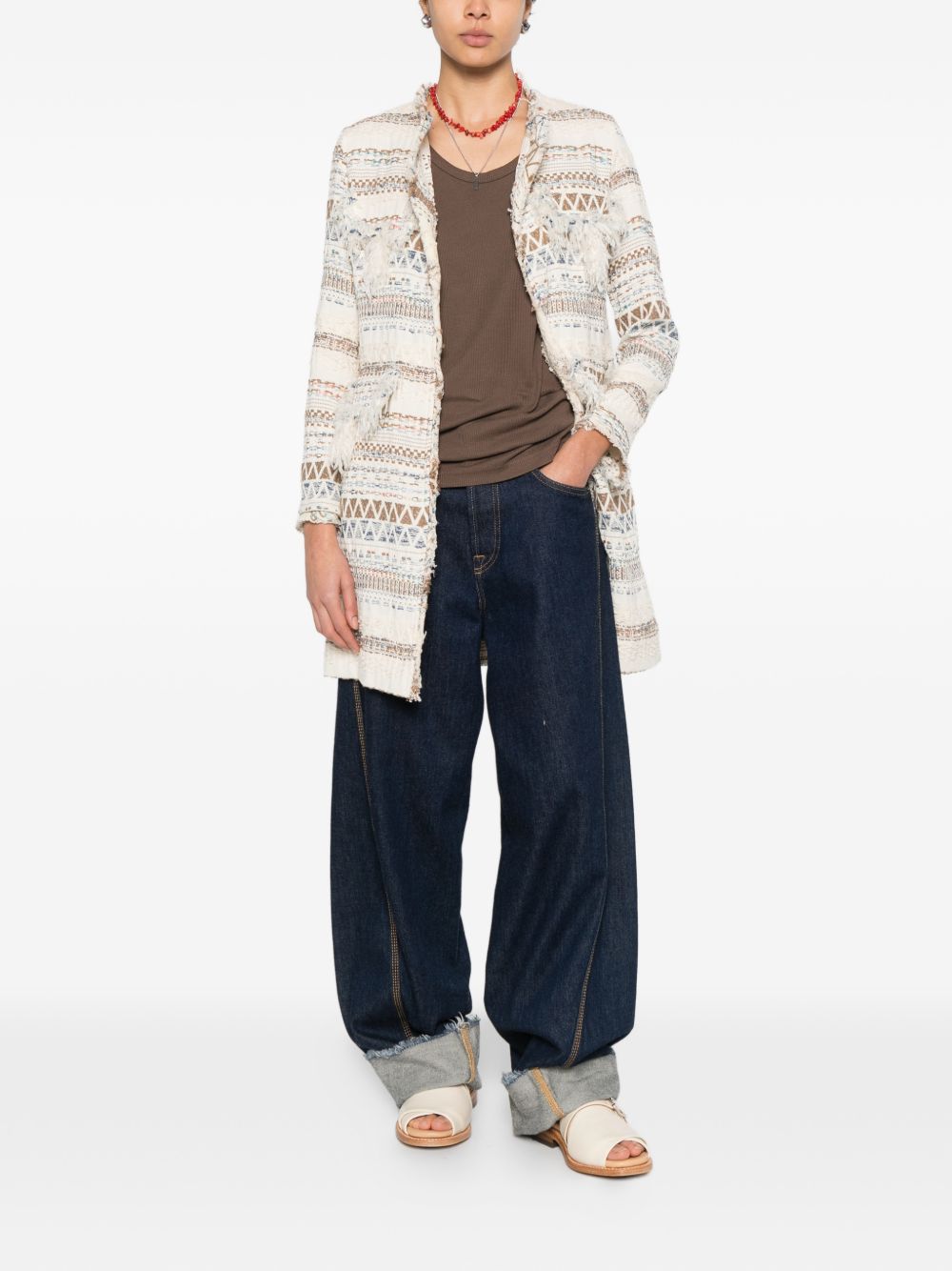 BYE Bye Cotton blend caban coat
