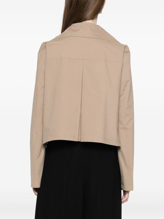Emporio Armani Cotton double-breasted jacket