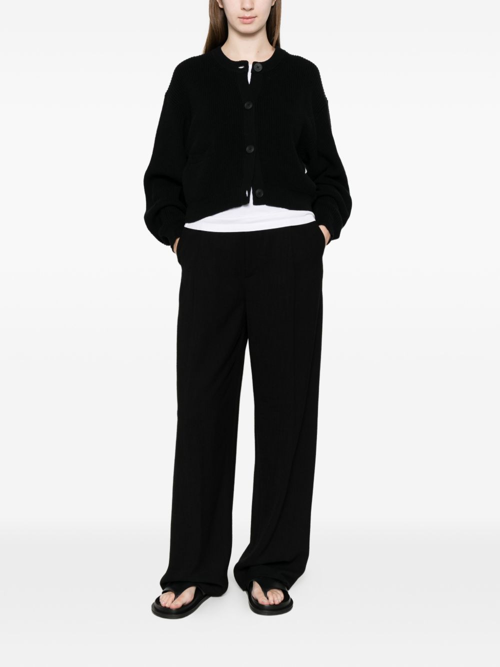 Ct Plage Ct Plage Cotton crewneck cardigan