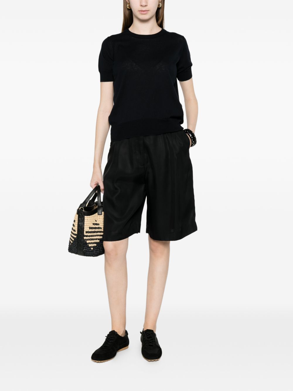 Ct Plage Ct Plage Cotton and silk crewneck sweater