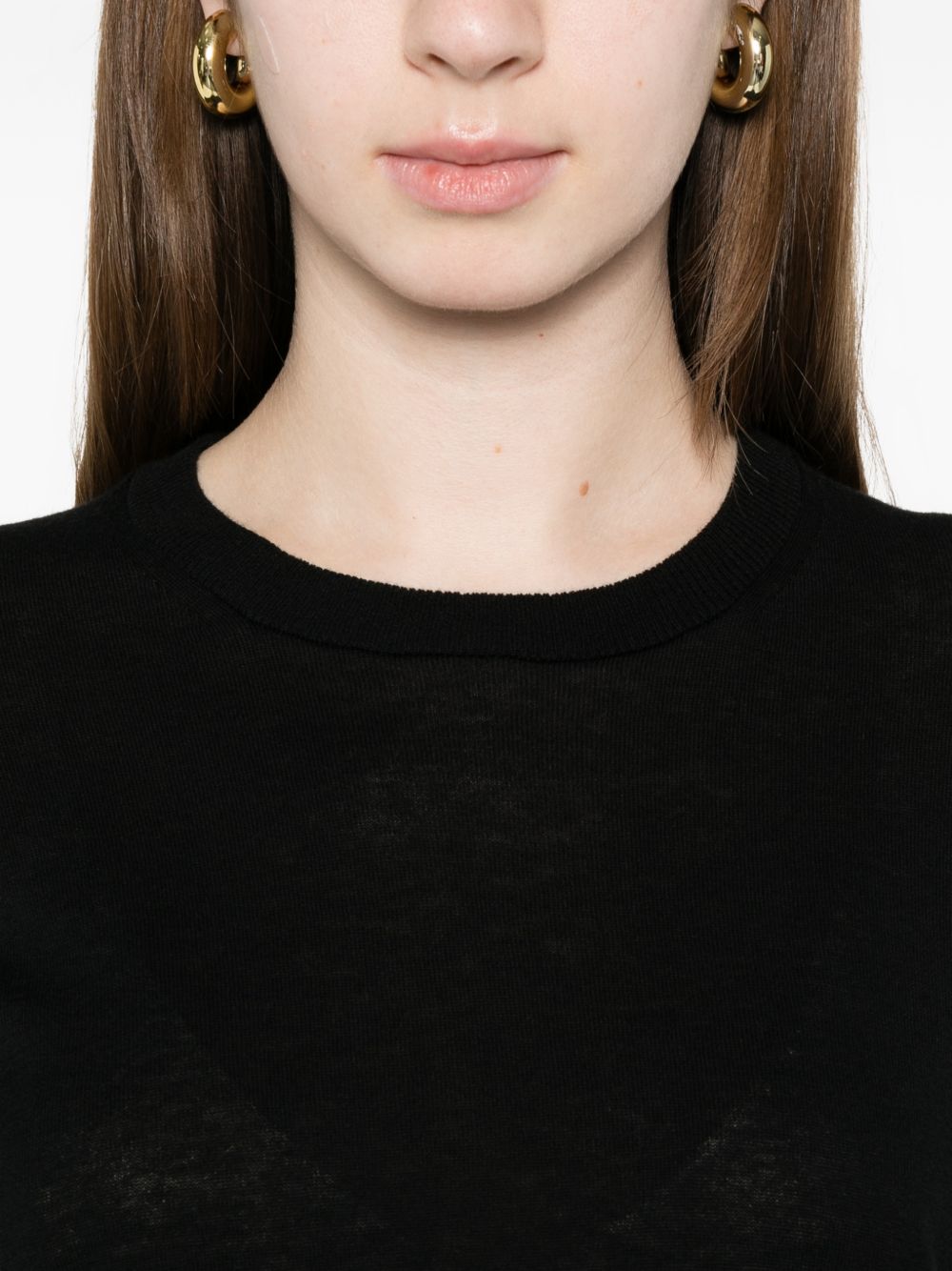 Ct Plage Ct Plage Cotton and silk crewneck sweater