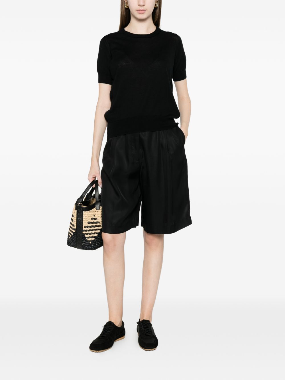 Ct Plage Ct Plage Cotton and silk crewneck sweater