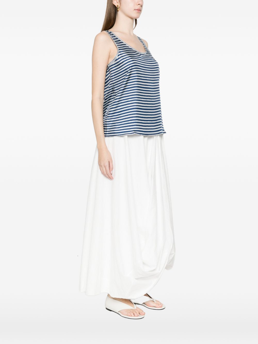 Pierre Louis Mascia Pierre Louis Mascia Striped silk top