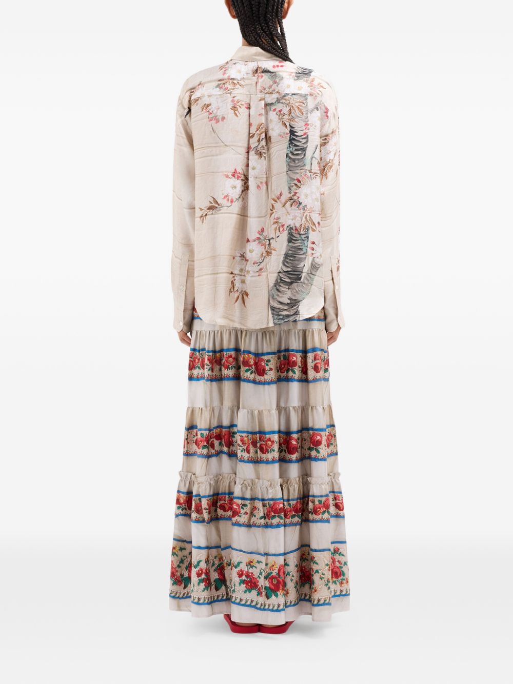 Pierre Louis Mascia Pierre Louis Mascia Printed silk shirt