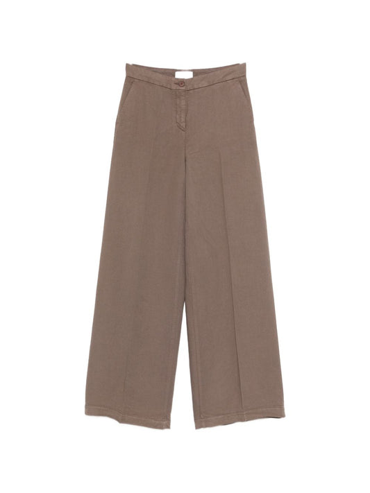 Via Masini 80 Via Masini 80 Linen wide-leg trousers