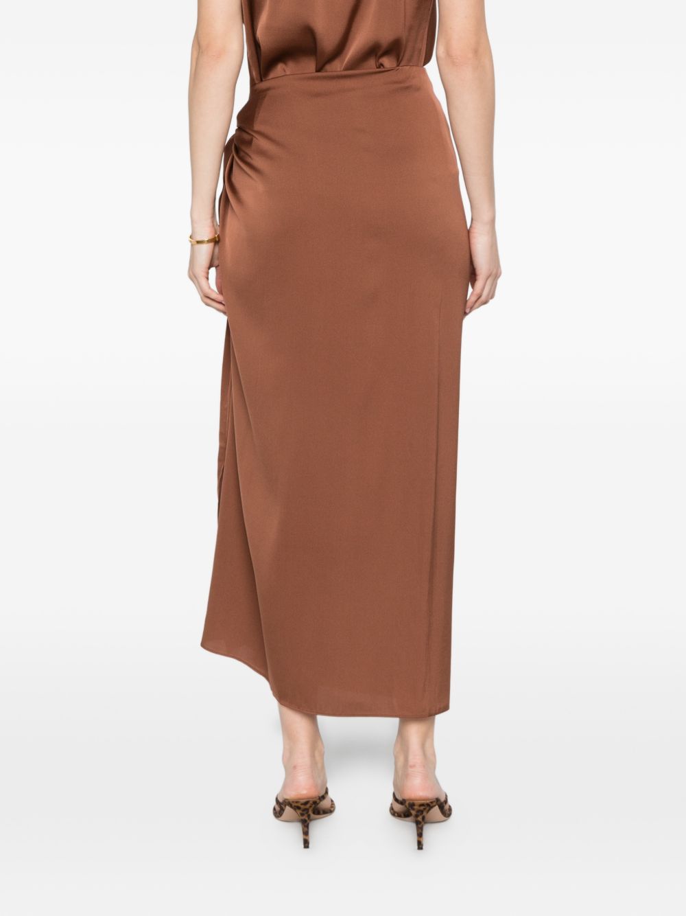 Silk95Five Silk95Five French Tie silk skirt