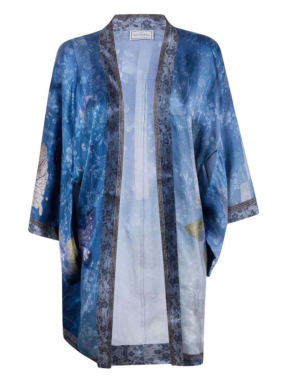 Pierre Louis Mascia Pierre Louis Mascia Printed silk kimono