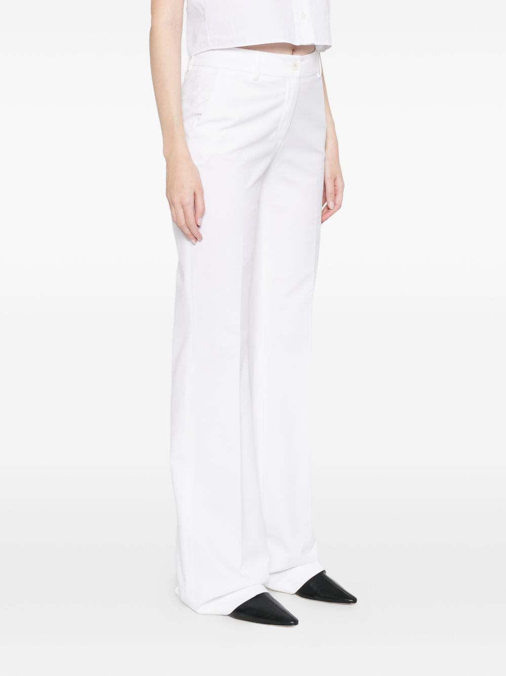 Via Masini 80 Via Masini 80 Cotton wide-leg trousers