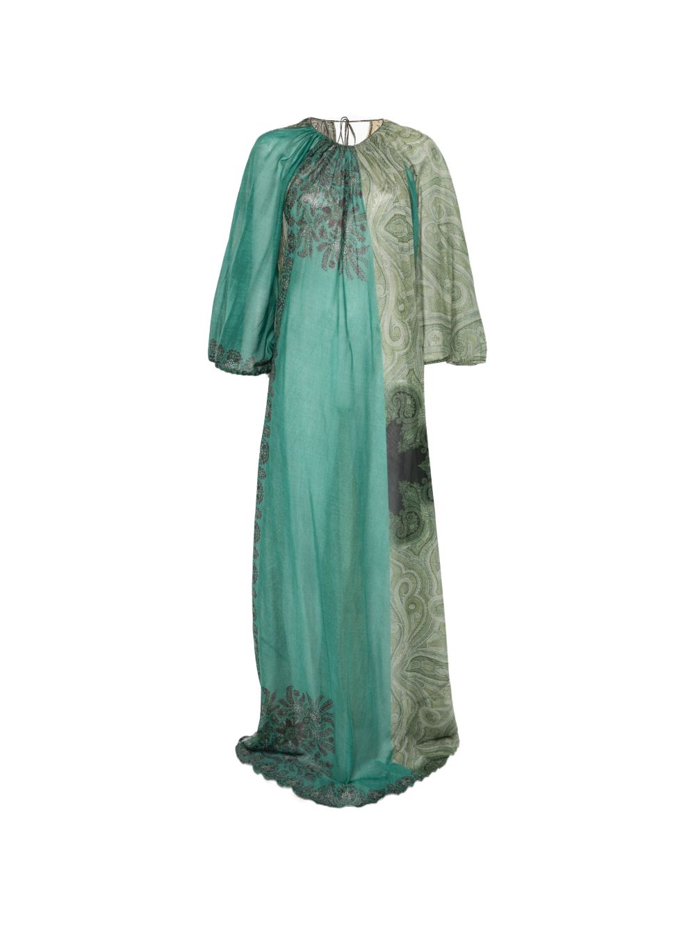 Pierre Louis Mascia Pierre Louis Mascia Pritned cotton and silk dress