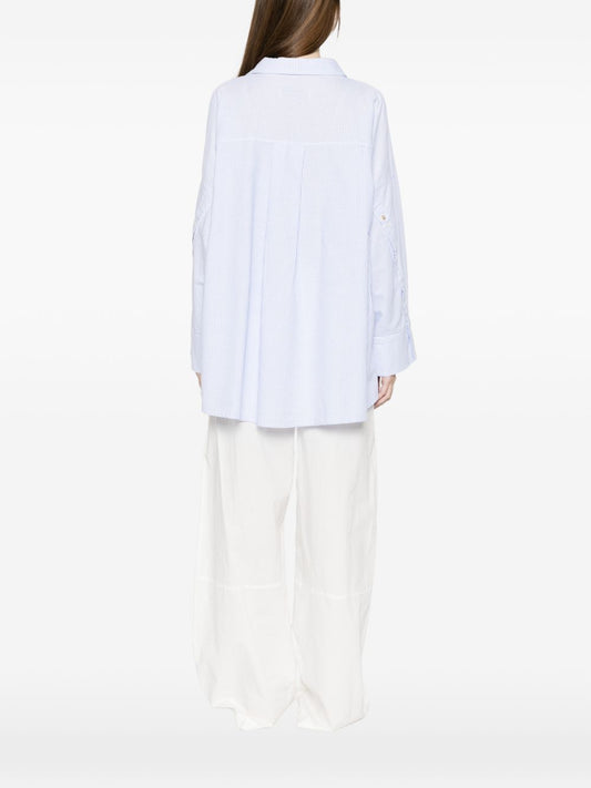 White Sand Striped cotton shirt