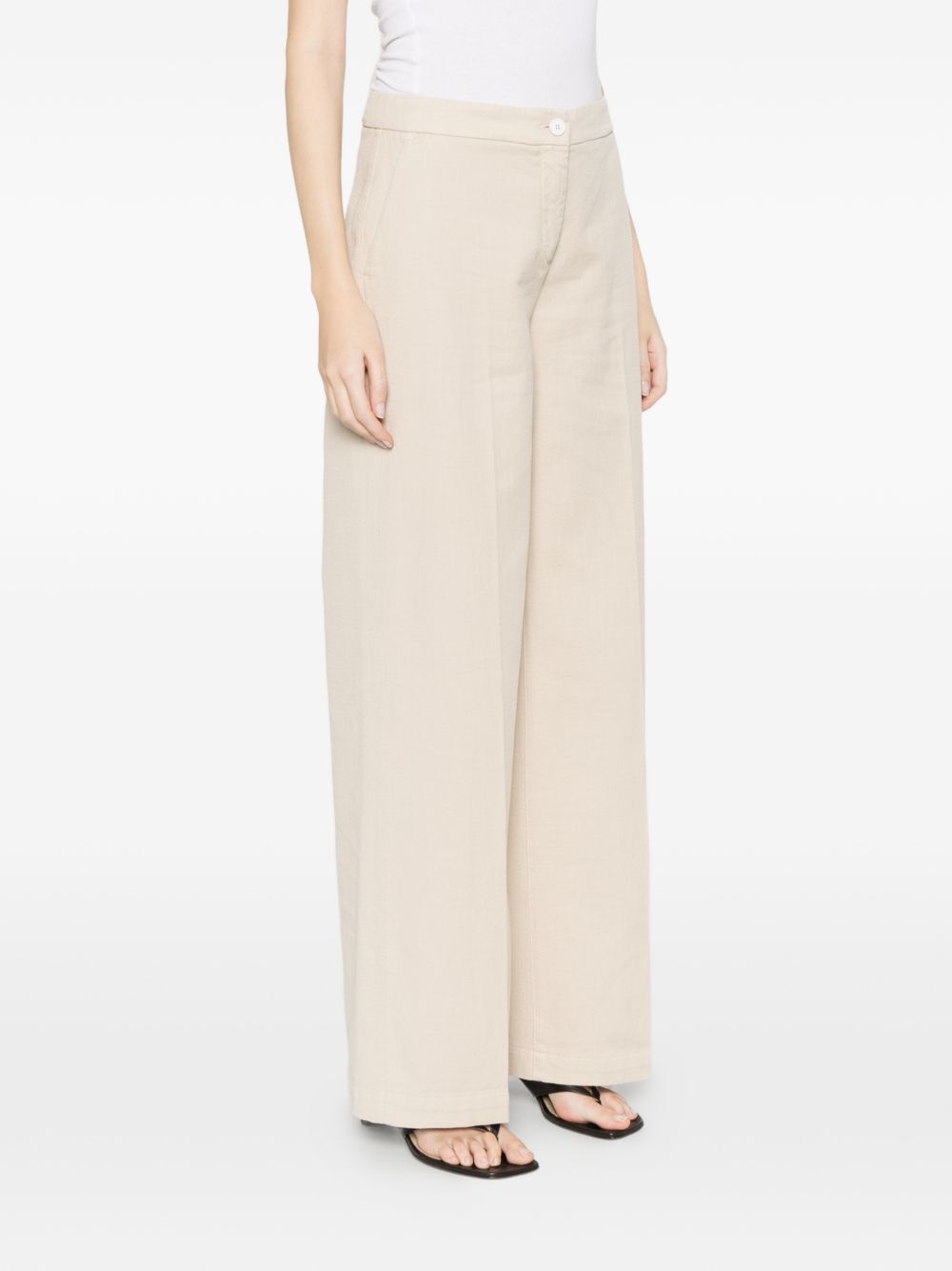 Via Masini 80 Via Masini 80 Cotton wide-leg trousers