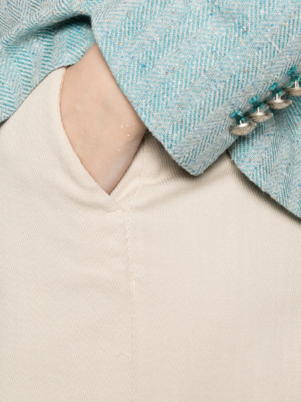 Via Masini 80 Via Masini 80 Cotton wide-leg trousers