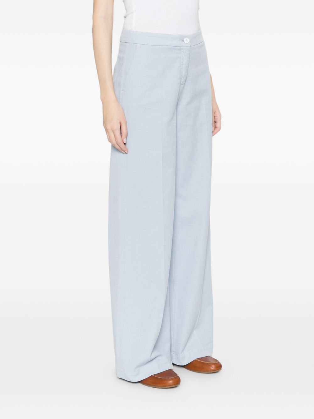 Via Masini 80 Via Masini 80 Cotton wide-leg trousers