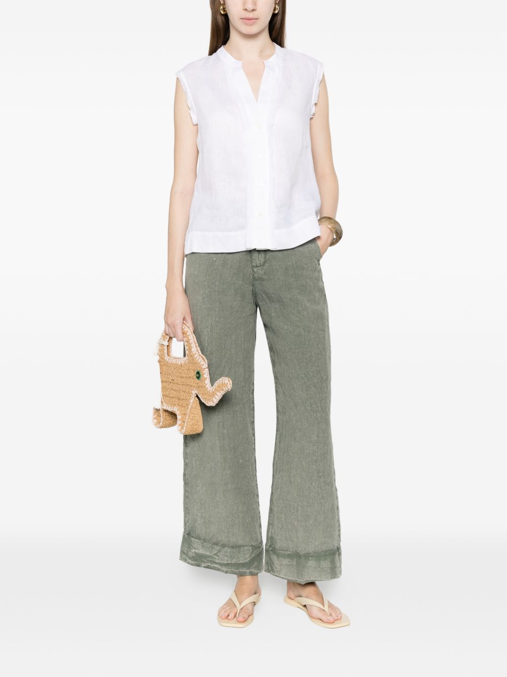 TRAME AUREE Trame Auree Linen blouse