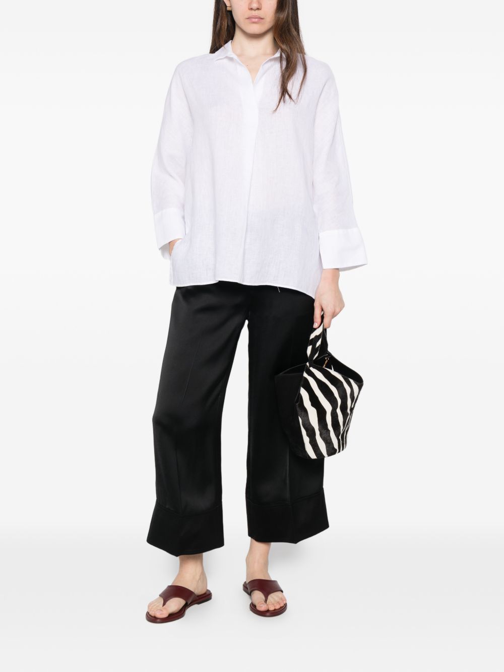 TRAME AUREE Trame Auree Linen blouse