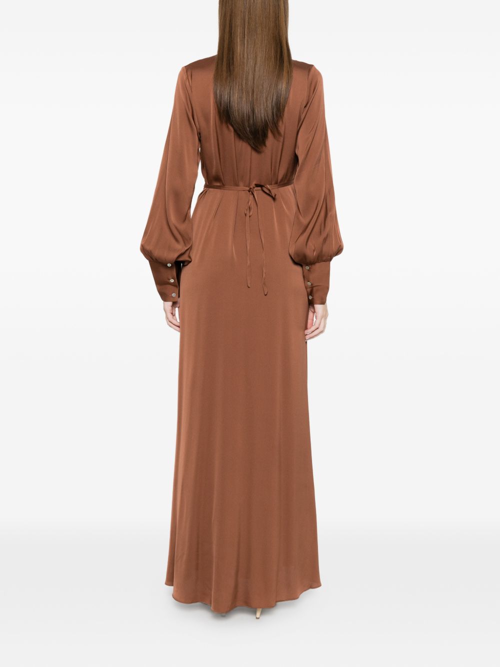 Silk95Five Silk95Five A-line skirt Palm Beach silk maxi dress