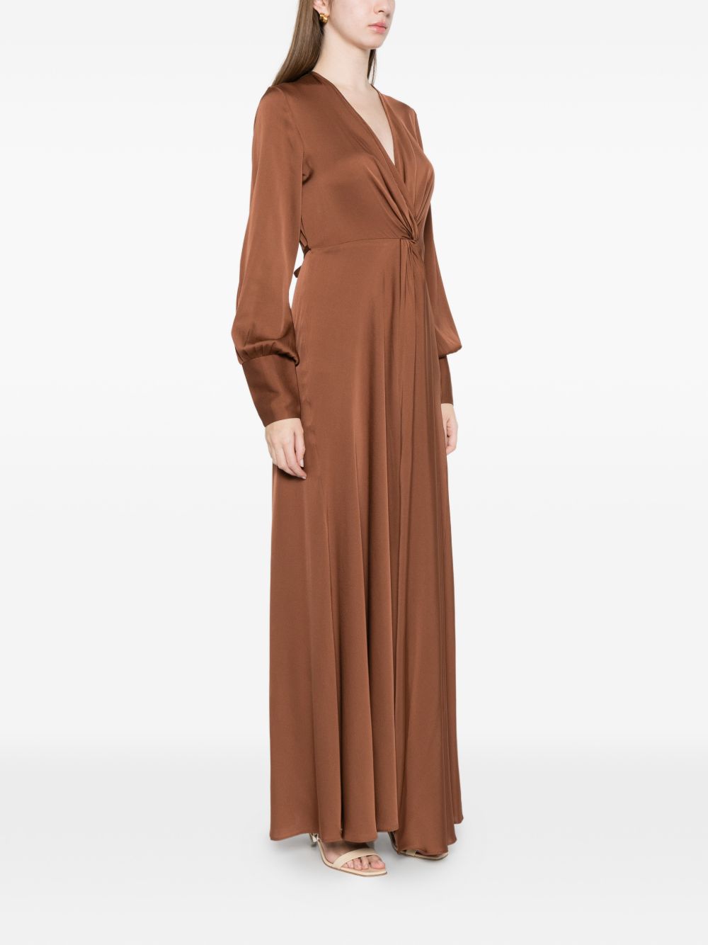 Silk95Five Silk95Five A-line skirt Palm Beach silk maxi dress