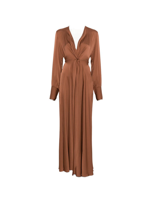 Silk95Five A-line skirt Palm Beach silk maxi dress