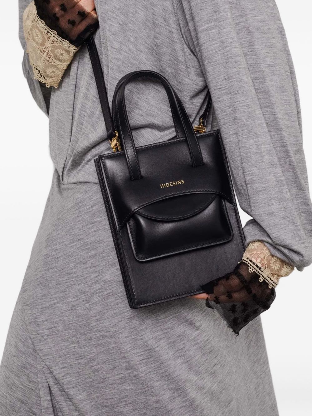 HIDESINS Hidesins Pocket small leather handbag