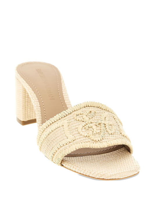 Emporio Armani Exclusive Rafia mules